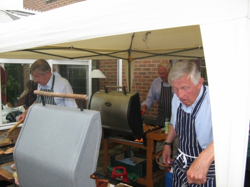 'Cook Up' 2009. Three 'Celebrity Chefs' - Graham Hall, and the Hedley Brothers, Peter and Brian.