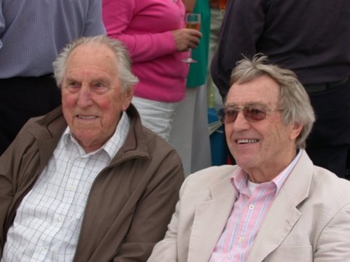Theis Hoekstra and Ted Sandle at 2012 'Jubilee' Garden Party.